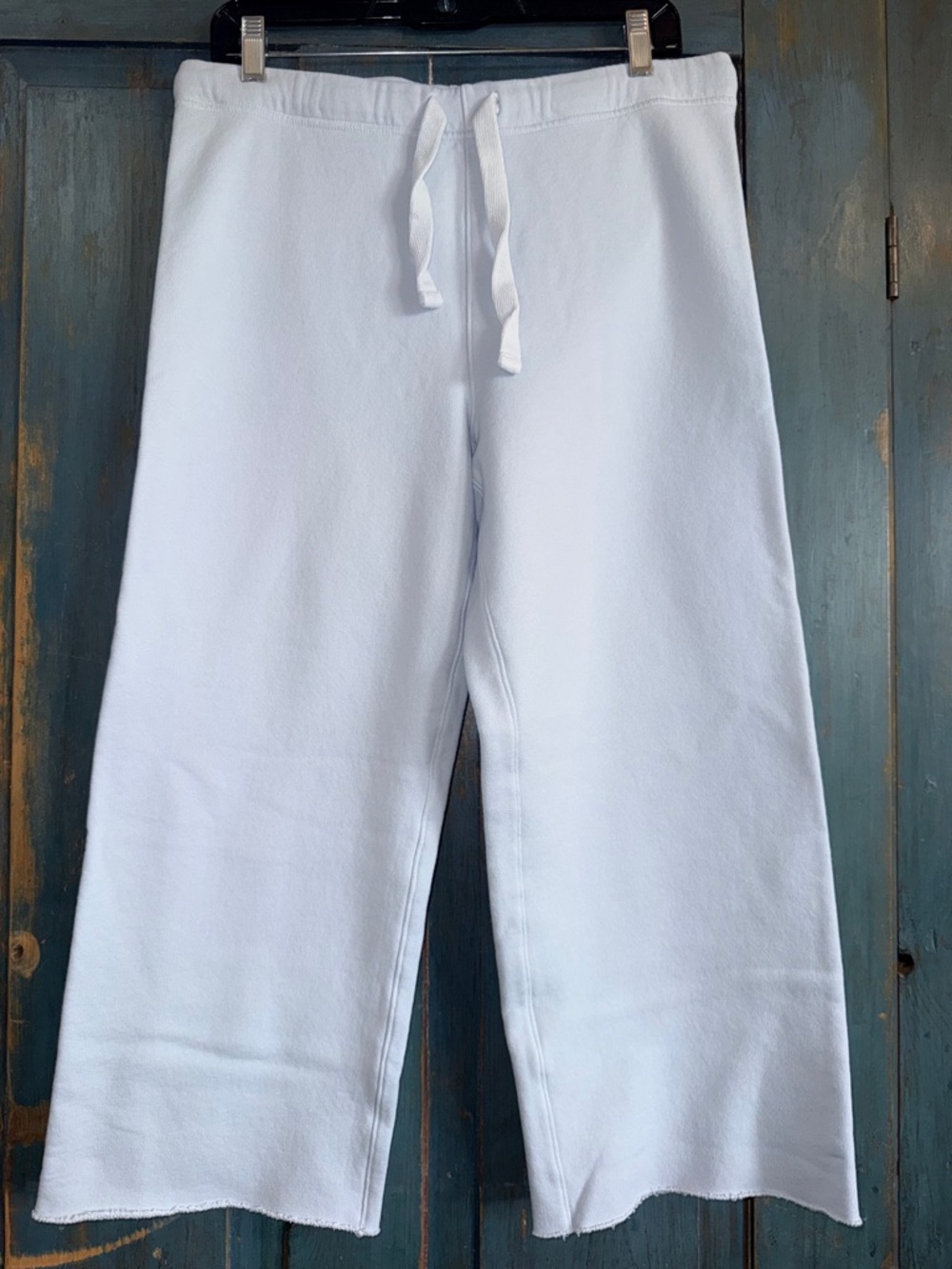 NWOT Frank and Eileen, Catherine M triple fleece, sweatpants light shirting blue